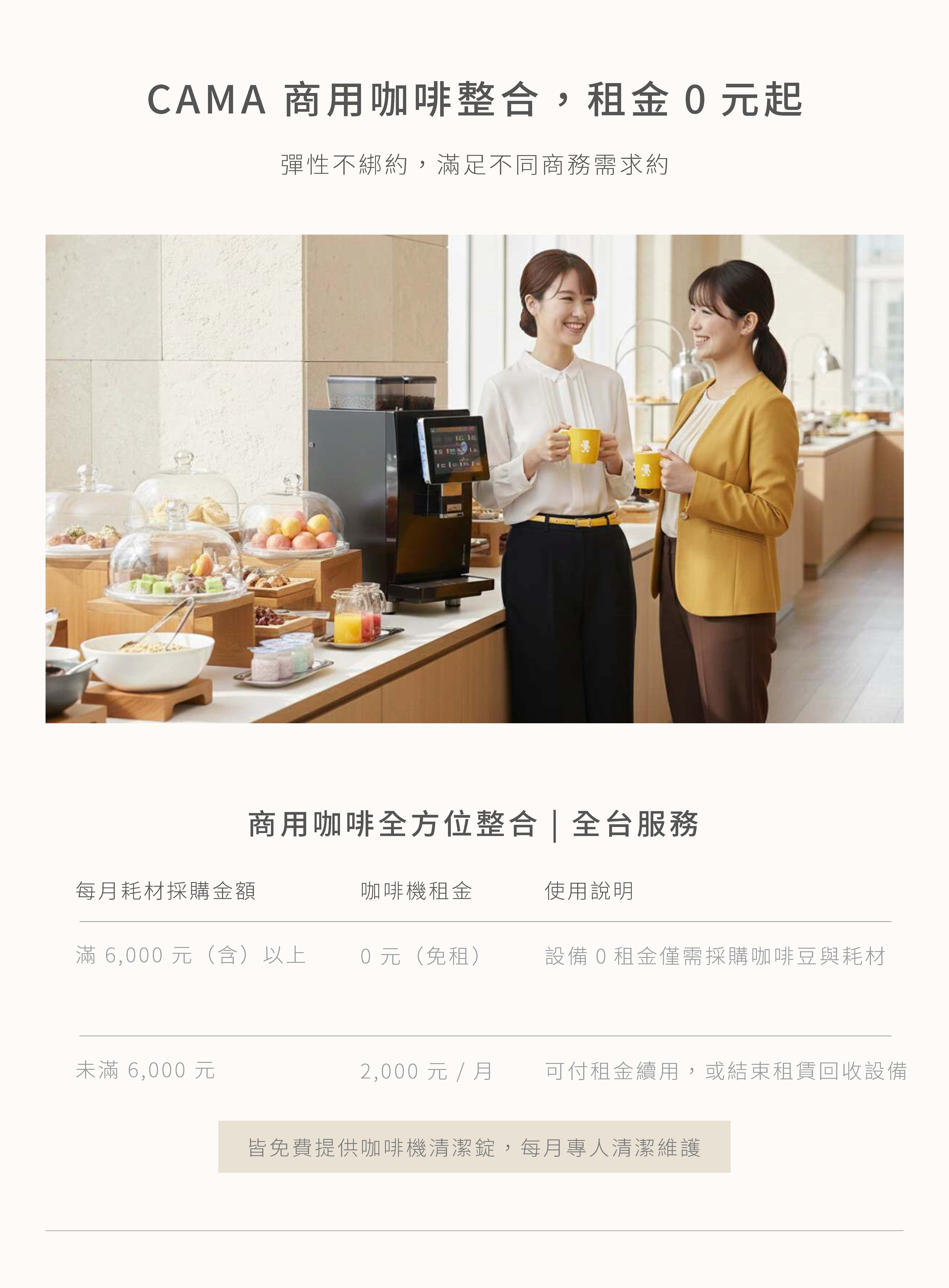 CAMA商用咖啡整合方案